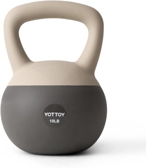 YOTTOY Soft Kettlebell, Set for Strength Training Kettlebells & Home Workouts, Soft-Sided Cushioned Base, Wide-Handle – Ideal for Men, Women, & Beginners