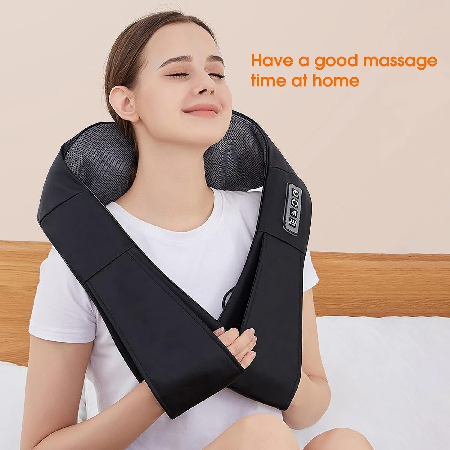 AERLANG Shiatsu Back and Neck Massager, Back Massager Deep Tissue Kneading Massager Neck and Shoulder Massager with Heat, Electric 4D Massage Pillow Fathers Day Dad Gifts from Daughter(NOT Cordless) - Image 8