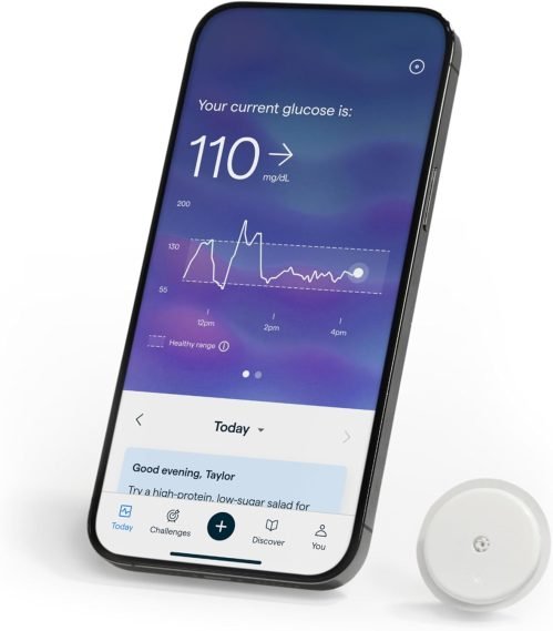 Lingo Continuous Glucose Monitor (CGM) & App. Made by Abbott. Know The Impact of What You eat. 1 Lingo biosensor Lasts up to 14 Days*. Designed for iPhone 11 Device or Later. US Only.