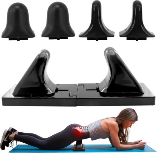 Thrival Deep Tissue Pro – Fully Adjustable Psoas Muscle Release Tool for Hip Flexor, Back, Glute, Iliacus, and Neck Pain – Trigger Point and Myofascial Release Tool – Carbon Black